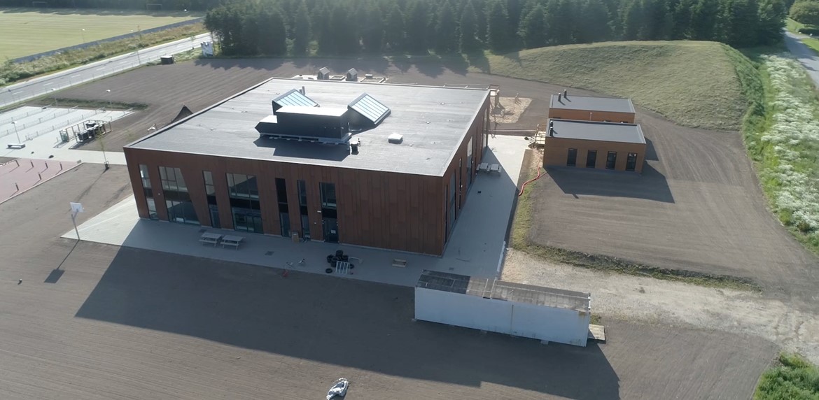 Vestbyens Friskole - luftfoto